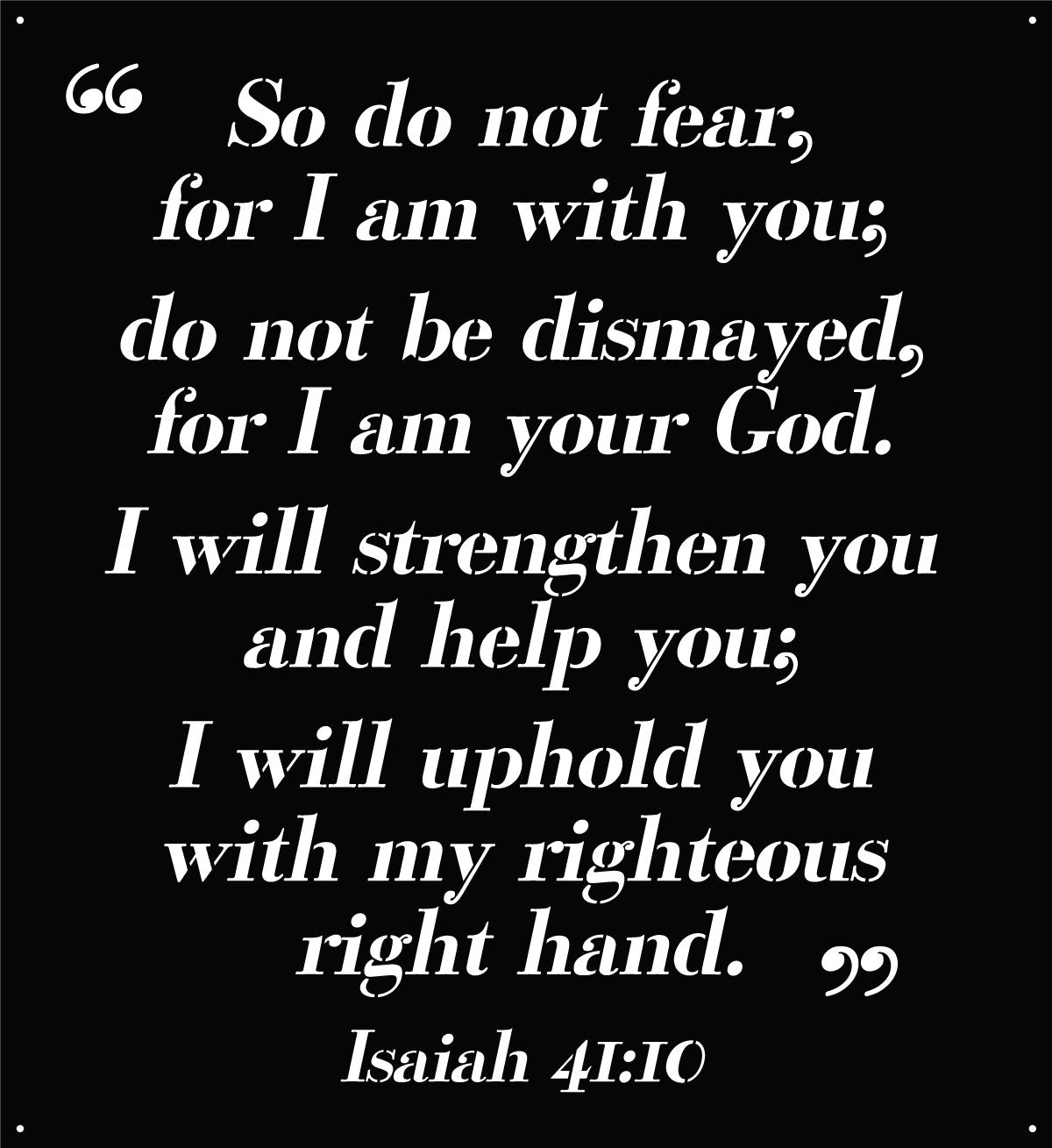 Bible Quote Wall Sign - RealSteel Center