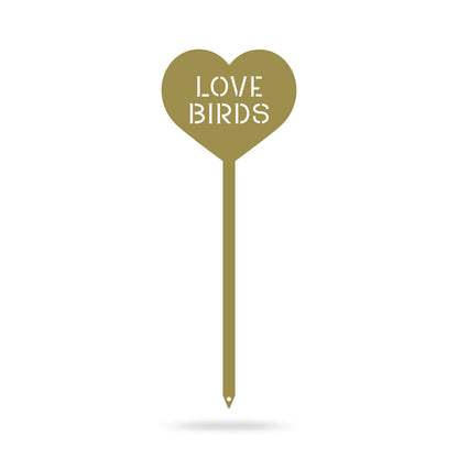 Heart Message Garden Stakes – Fun & Romantic Yard Decor