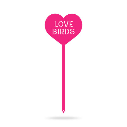 Heart Message Garden Stakes – Fun & Romantic Yard Decor