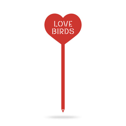 Heart Message Garden Stakes – Fun & Romantic Yard Decor