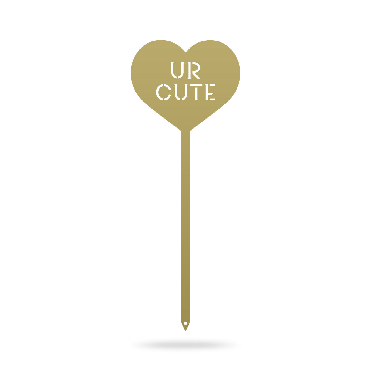 Heart Message Garden Stakes – Fun & Romantic Yard Decor