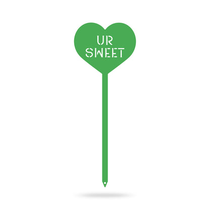 Heart Message Garden Stakes – Fun & Romantic Yard Decor