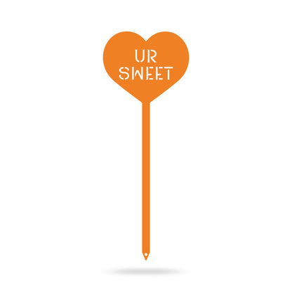 Heart Message Garden Stakes – Fun & Romantic Yard Decor