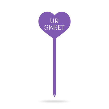 Heart Message Garden Stakes – Fun & Romantic Yard Decor