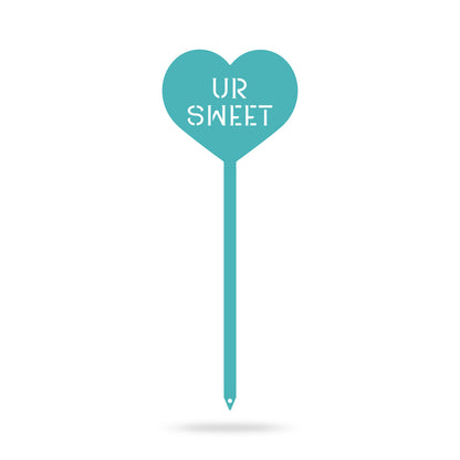 Heart Message Garden Stakes – Fun & Romantic Yard Decor