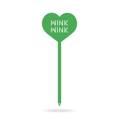 Heart Message Garden Stakes – Fun & Romantic Yard Decor