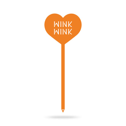 Heart Message Garden Stakes – Fun & Romantic Yard Decor