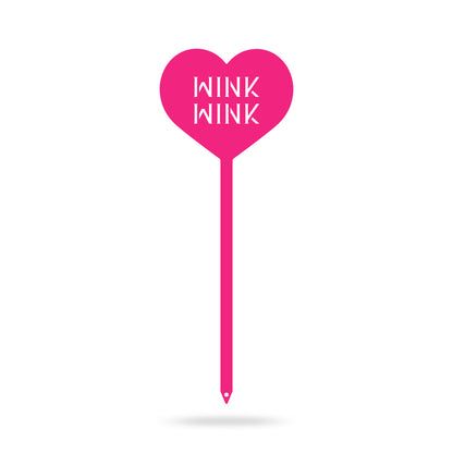 Heart Message Garden Stakes – Fun & Romantic Yard Decor