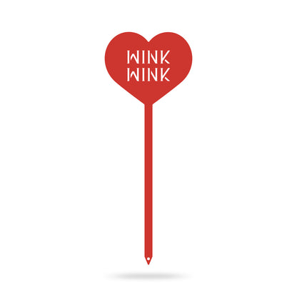 Heart Message Garden Stakes – Fun & Romantic Yard Decor