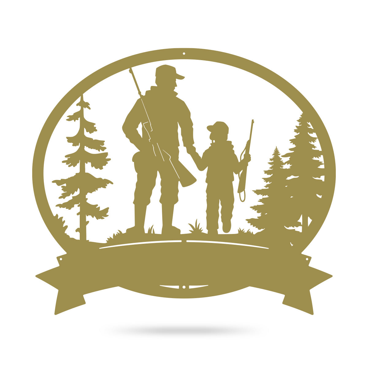 Generation Hunting Monogram 16" x 18" / Gold - RealSteel Center