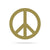 Peace Sign Classic / 14" / Gold - RealSteel Center