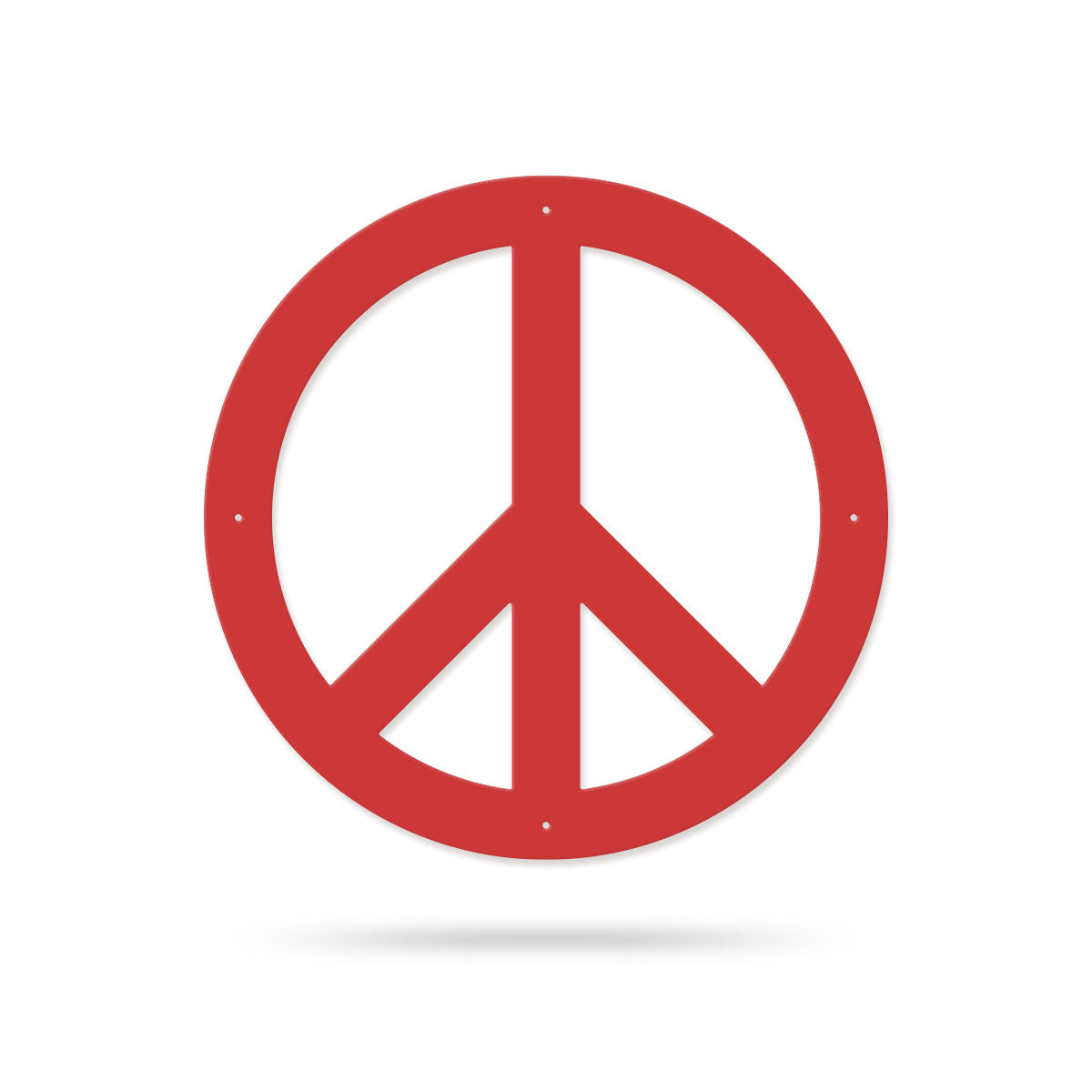 Peace Sign Classic / 14" / Red - RealSteel Center