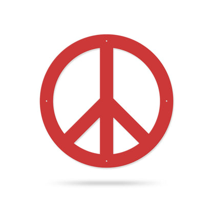 Peace Sign Classic / 14" / Red - RealSteel Center