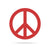Peace Sign Classic / 14" / Red - RealSteel Center
