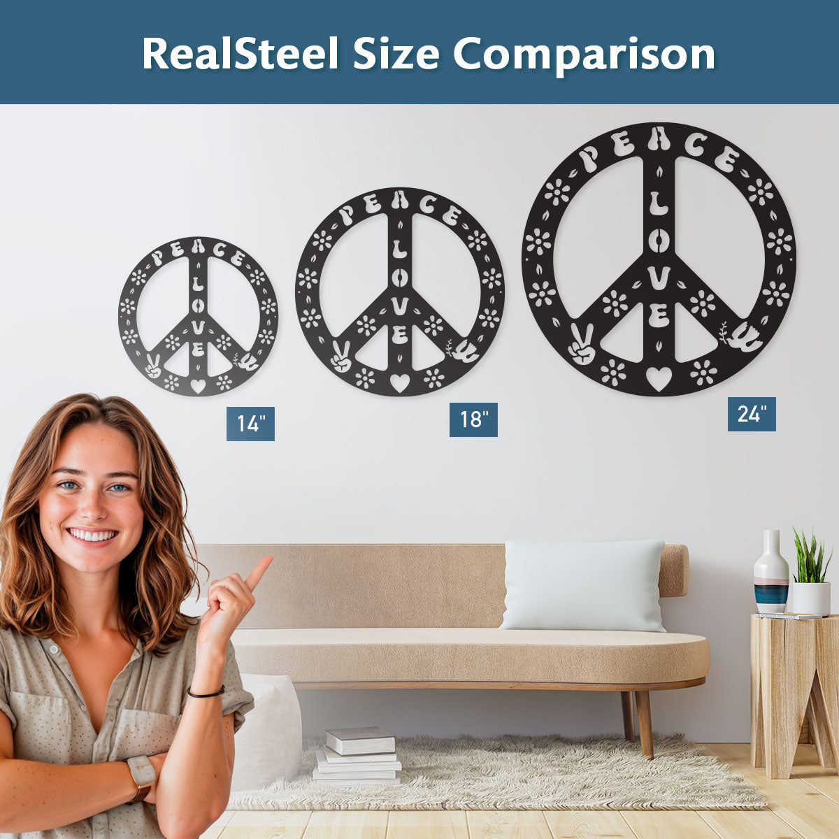 Peace Sign - RealSteel Center