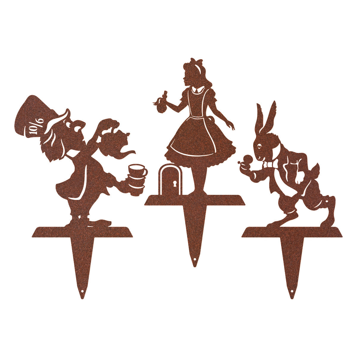 Alice In Wonderland - Set 1 Assorted / Rust - RealSteel Center