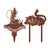 Alice In Wonderland - Set 3 Assorted / Rust - RealSteel Center