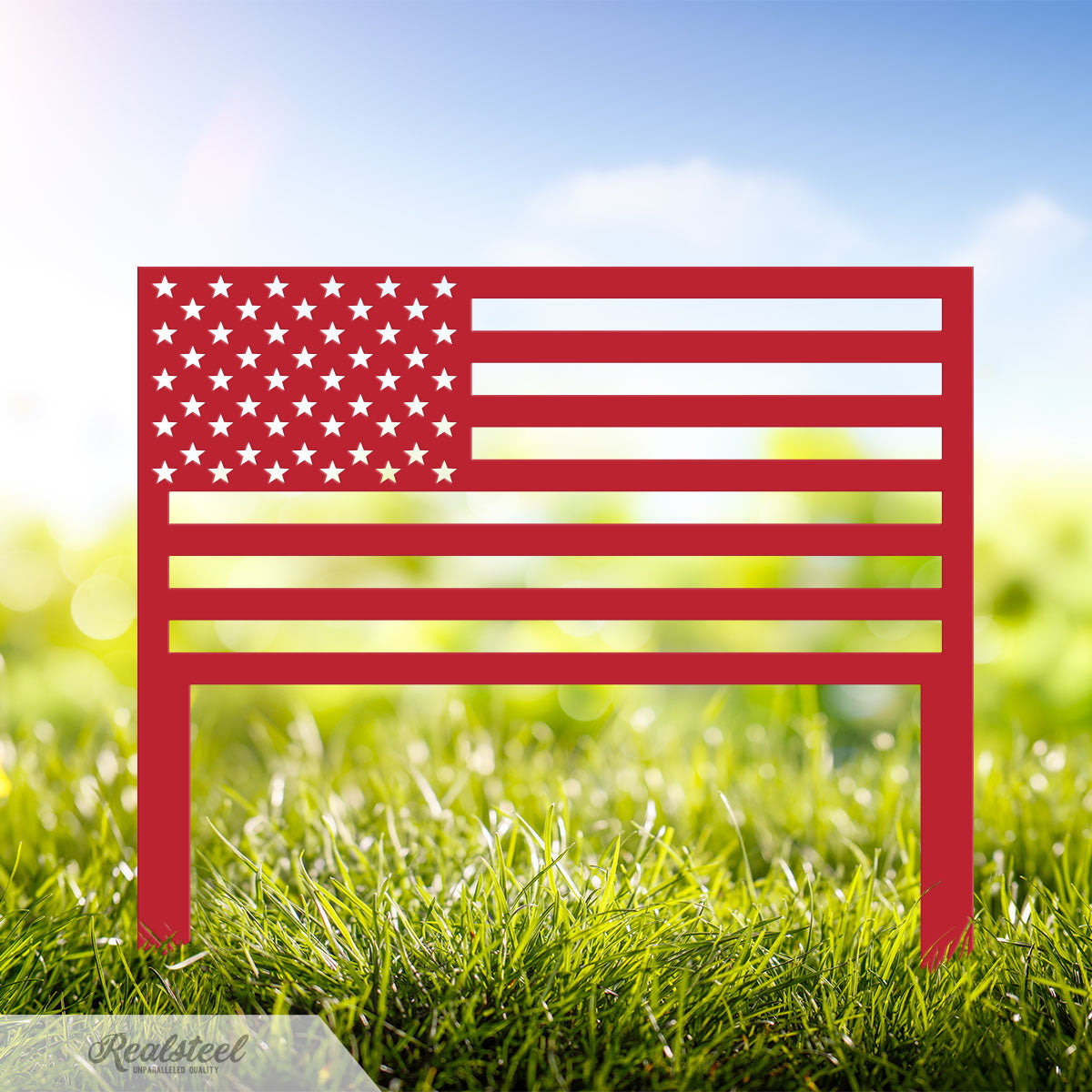 American Flag Stake - RealSteel Center