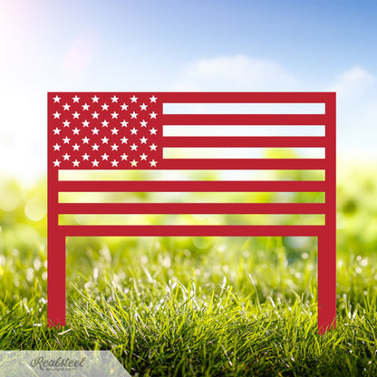 American Flag Stake - RealSteel Center
