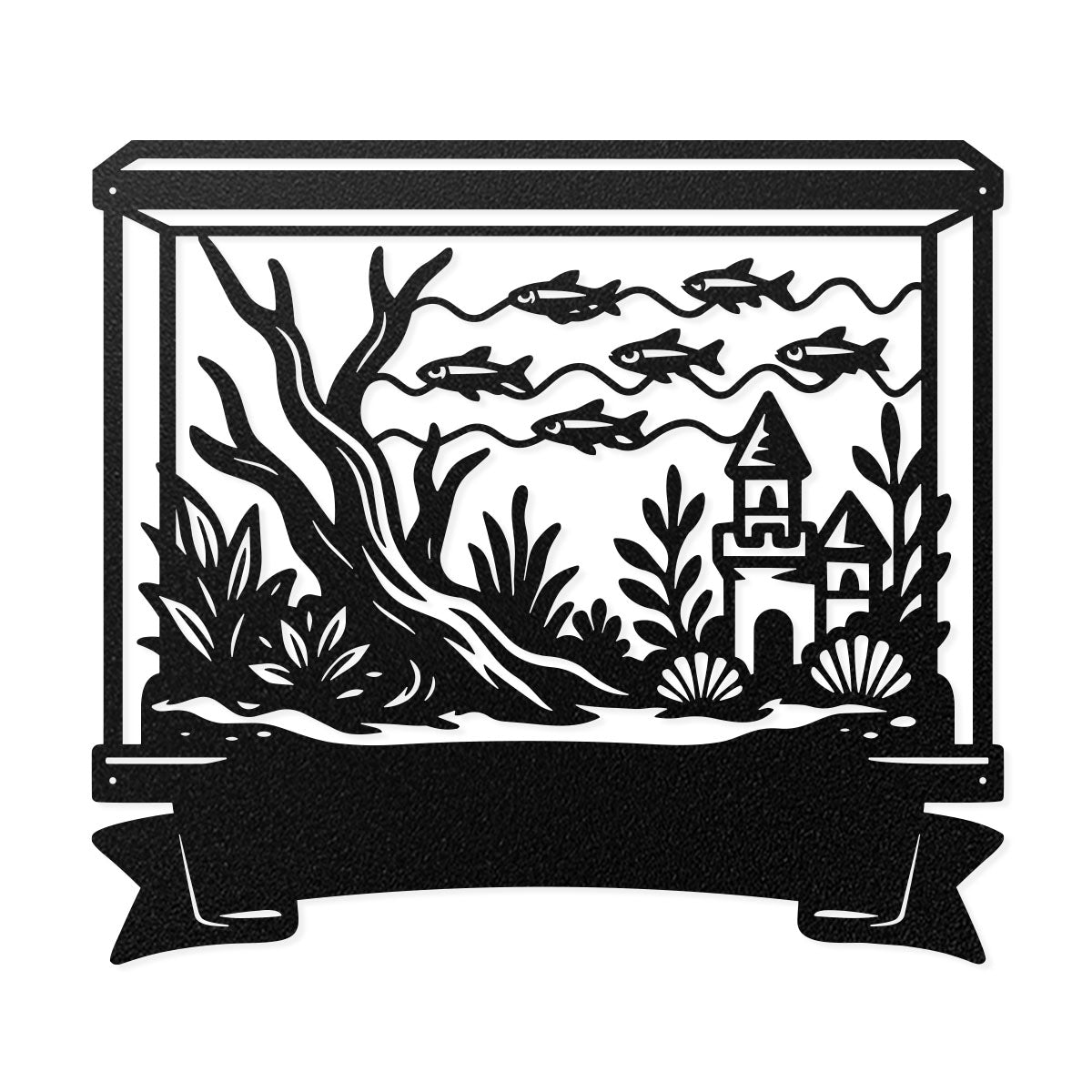 Aquarium Monogram 18" / Black - RealSteel Center