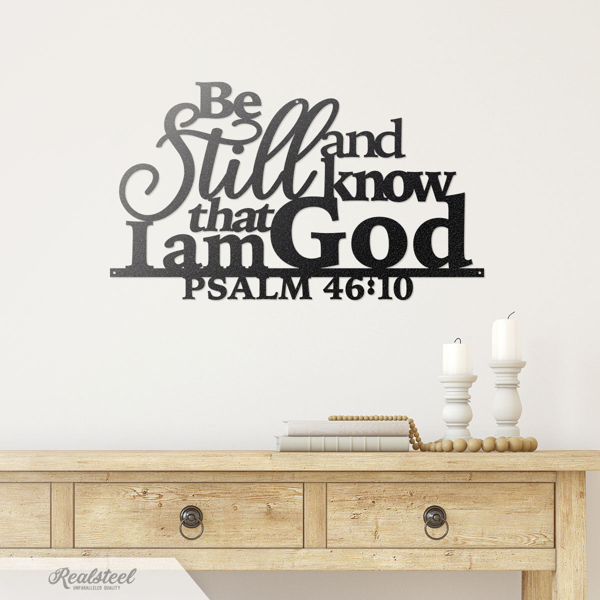Be Still and Know Wall Art - RealSteel Center