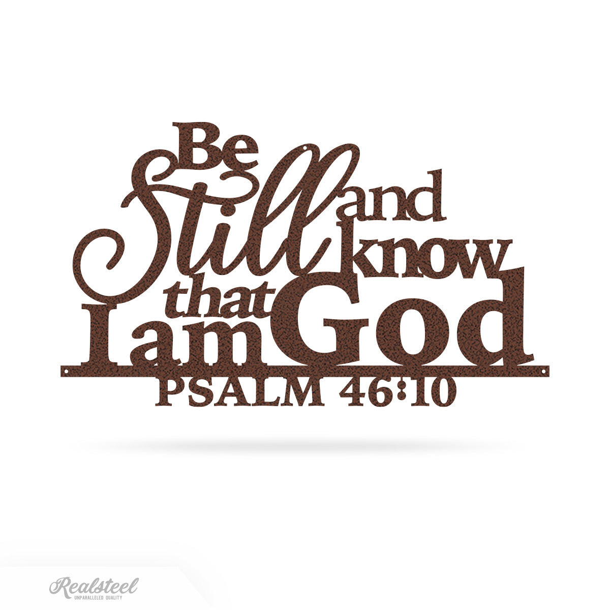 Be Still and Know Wall Art 14"x24" / Penny Vein - RealSteel Center