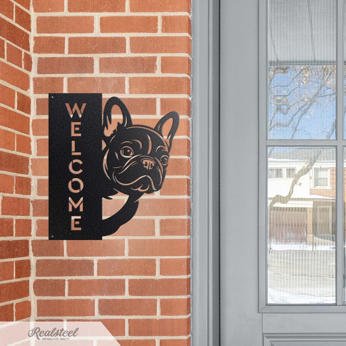 Beware of Dog Address Sign - RealSteel Center