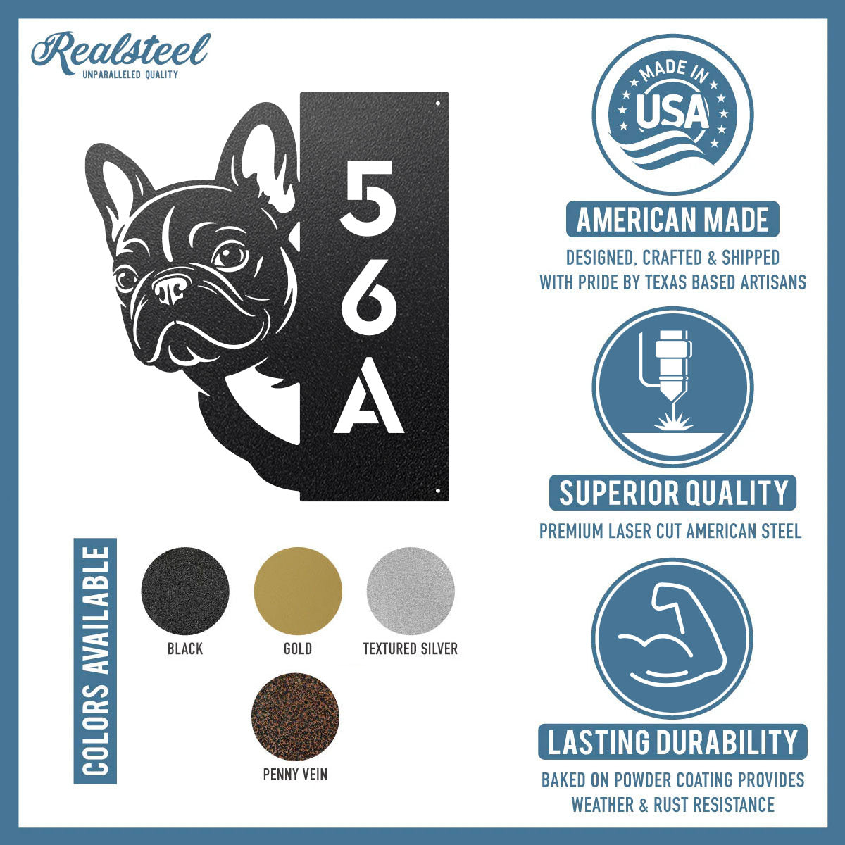 Beware of Dog Address Sign - RealSteel Center