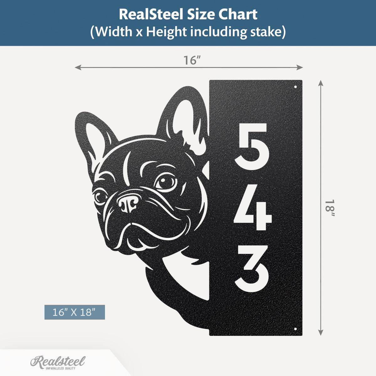 Beware of Dog Address Sign - RealSteel Center