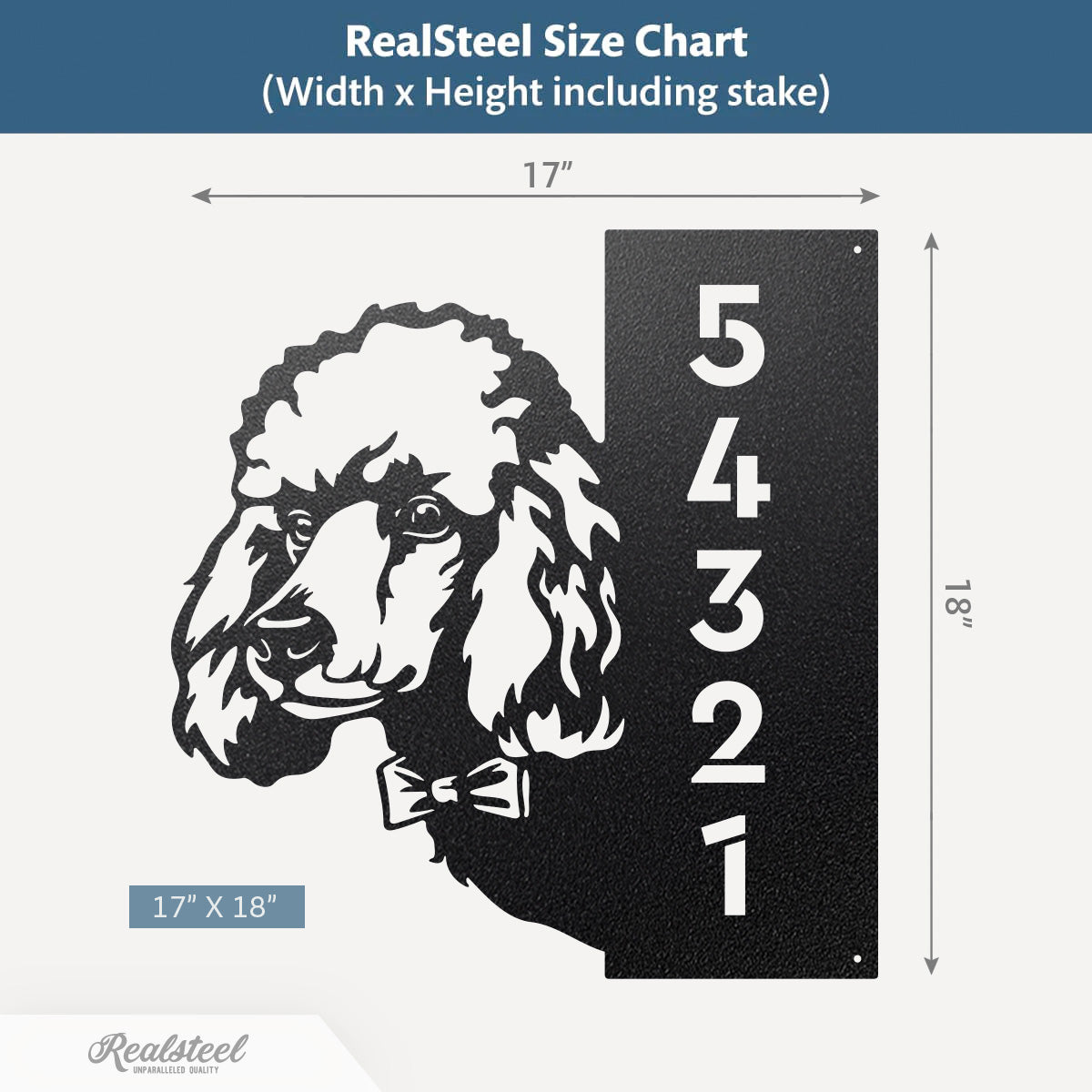 Beware of Dog Address Sign - RealSteel Center