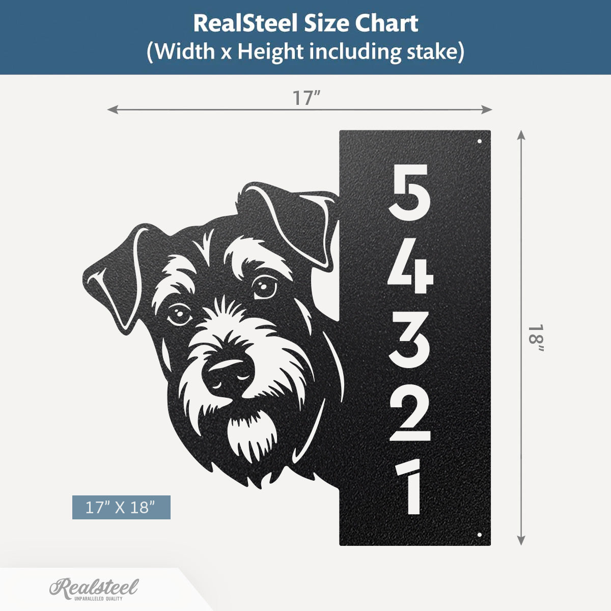 Beware of Dog Address Sign - RealSteel Center