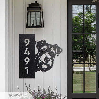 Beware of Dog Address Sign - RealSteel Center