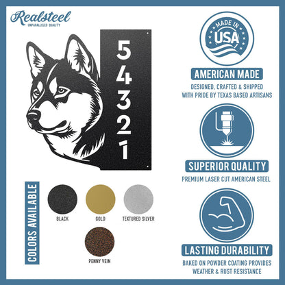 Beware of Dog Address Sign - RealSteel Center