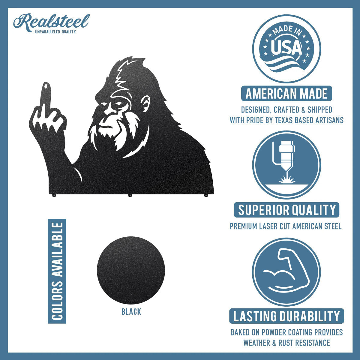 🦍 “No Trespassing” Fence Big Foot or Tree Big Foot - RealSteel Center