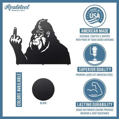 🦍 “No Trespassing” Fence Big Foot or Tree Big Foot - RealSteel Center