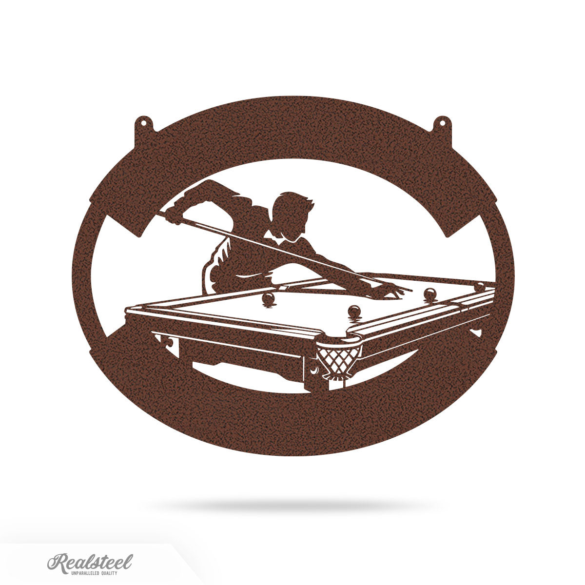 Billiard Player Monogram 11"x14" / Penny Vein - RealSteel Center