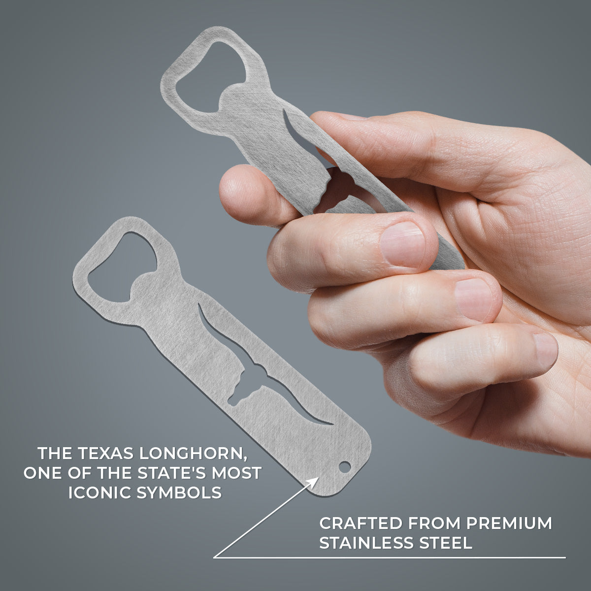 Texas-Themed Bottle Openers - RealSteel Center
