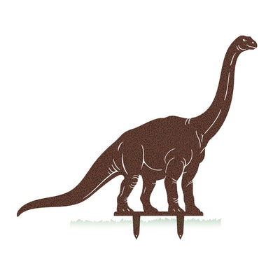 Dinosaur Garden Stakes – 5 Prehistoric Metal Yard Decorations