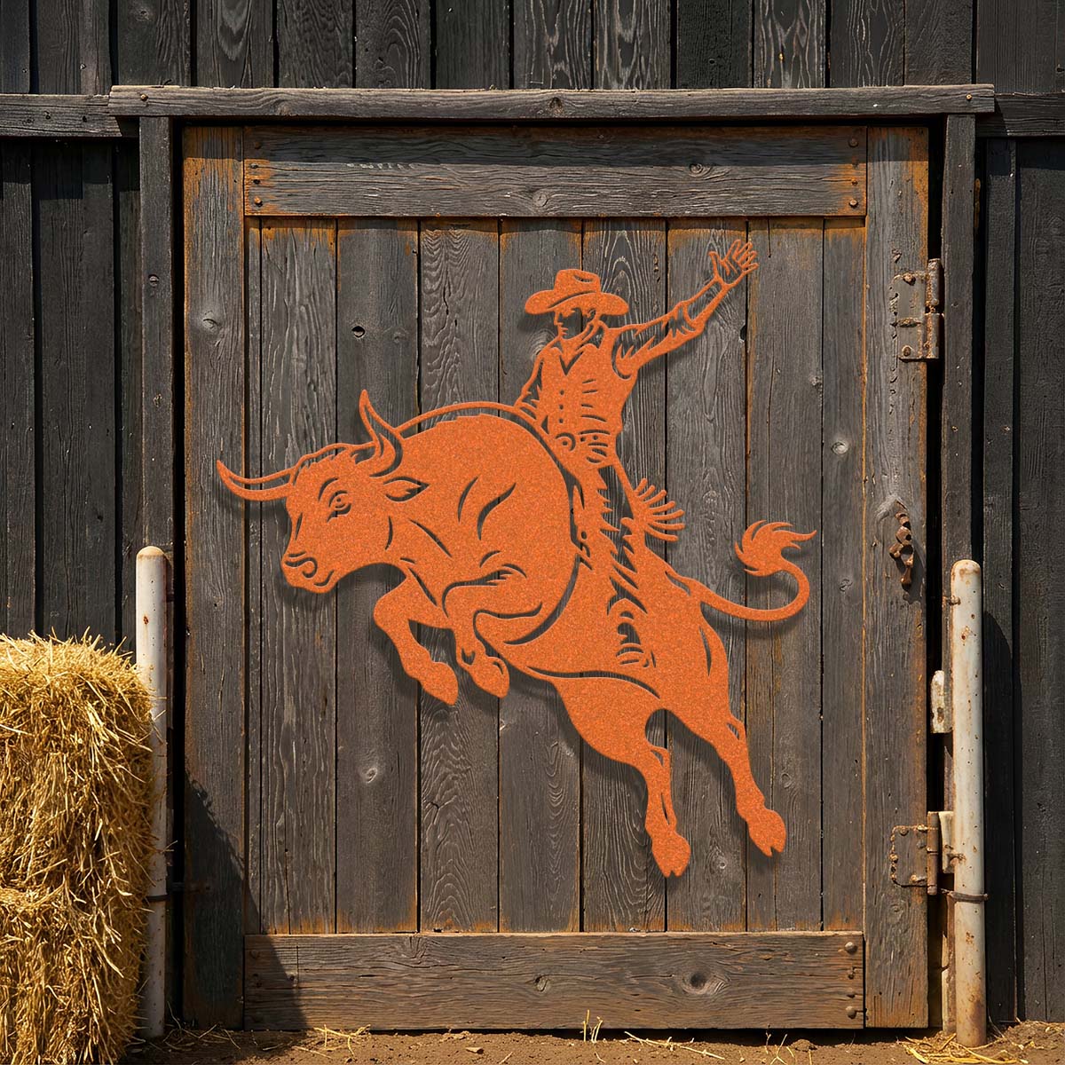 Bucking Bull Metal Wall Art – Rodeo & Western Steel Decor - RealSteel Center