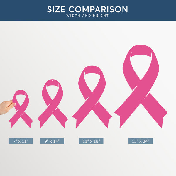 Cancer Awareness Ribbon – Metal Wall Art - RealSteel Center