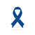 Cancer Awareness Ribbon – Metal Wall Art 7"X11" / Blue - RealSteel Center