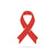 Cancer Awareness Ribbon – Metal Wall Art 7"X11" / Red - RealSteel Center