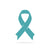 Cancer Awareness Ribbon – Metal Wall Art 7"X11" / Turquoise - RealSteel Center