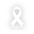 Cancer Awareness Ribbon – Metal Wall Art 7"X11" / White - RealSteel Center