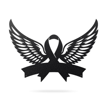 Cancer Memorial Monogram 10"X14" / Black - RealSteel Center