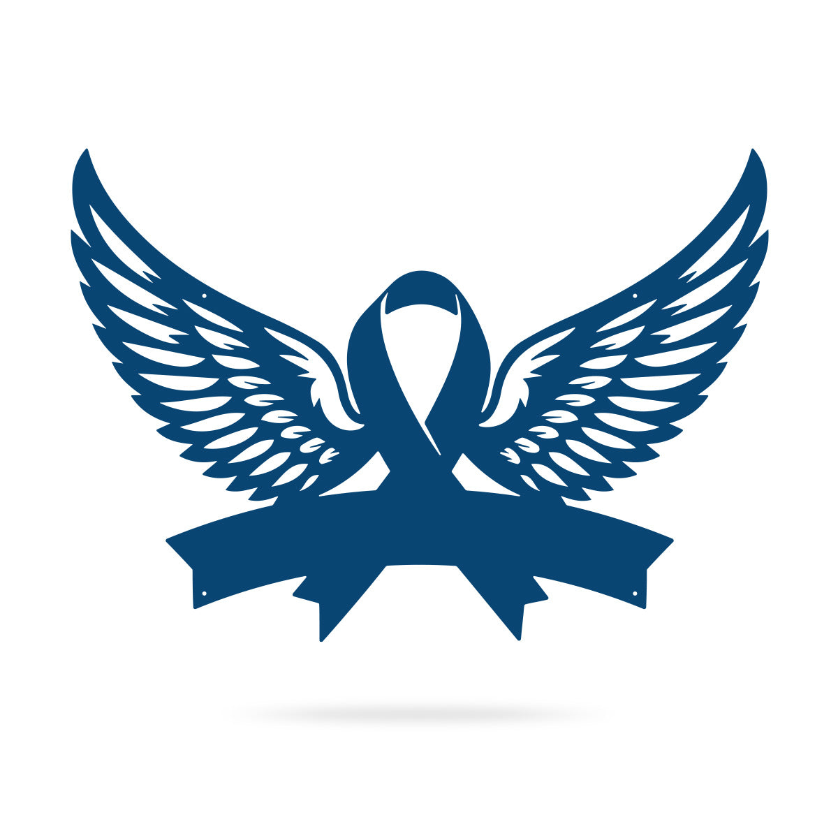 Cancer Memorial Monogram 10"X14" / Blue - RealSteel Center