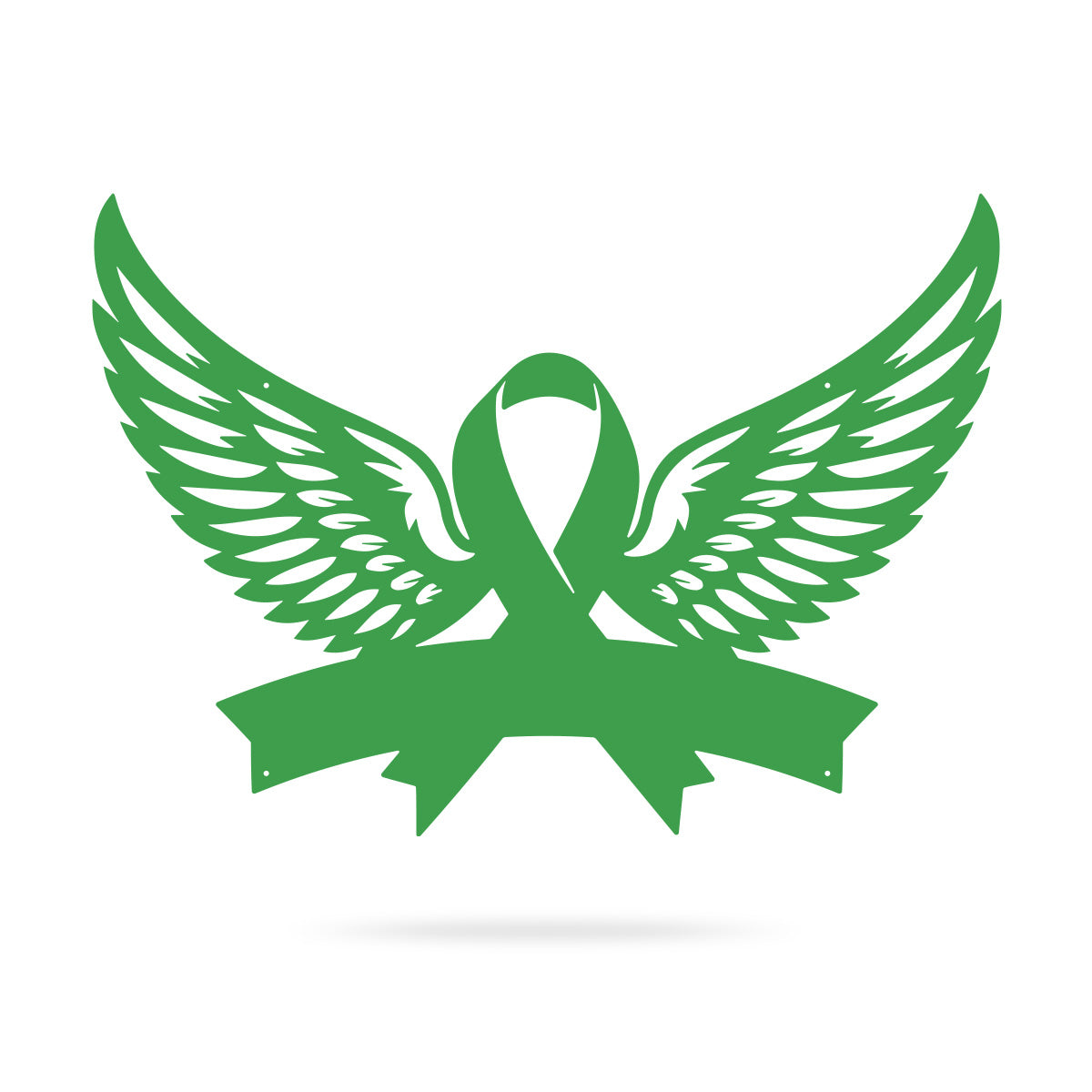Cancer Memorial Monogram 10"X14" / Green - RealSteel Center