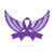 Cancer Memorial Monogram 10"X14" / Purple - RealSteel Center
