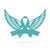 Cancer Memorial Monogram 10"X14" / Turquoise - RealSteel Center