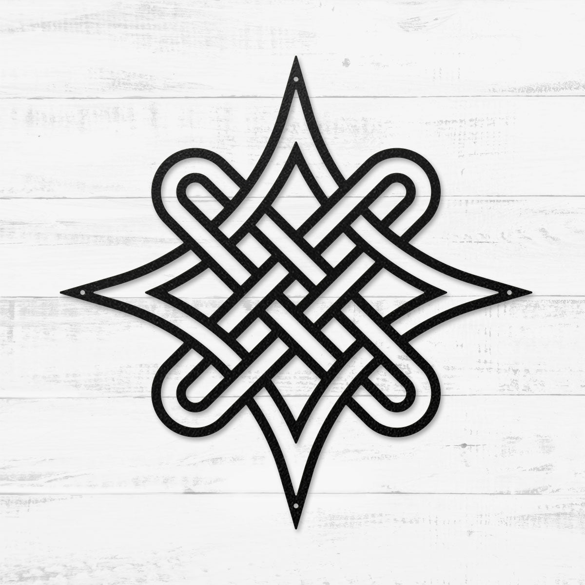 Celtic Knot Symbols Metal Wall Art – Timeless Celtic Symbols | Made in USA Timeless Celtic Knot / 12
